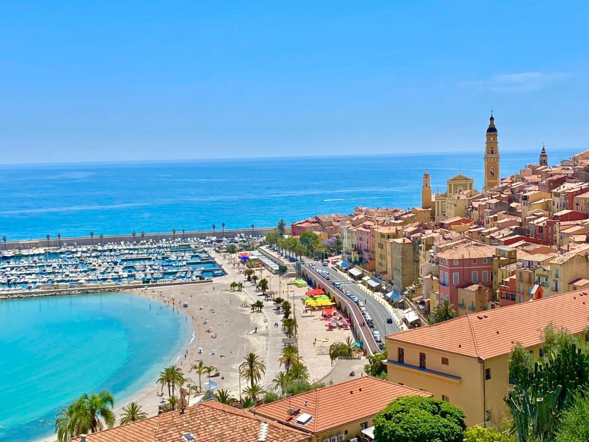 Les Glycines Apartamento Menton Exterior foto