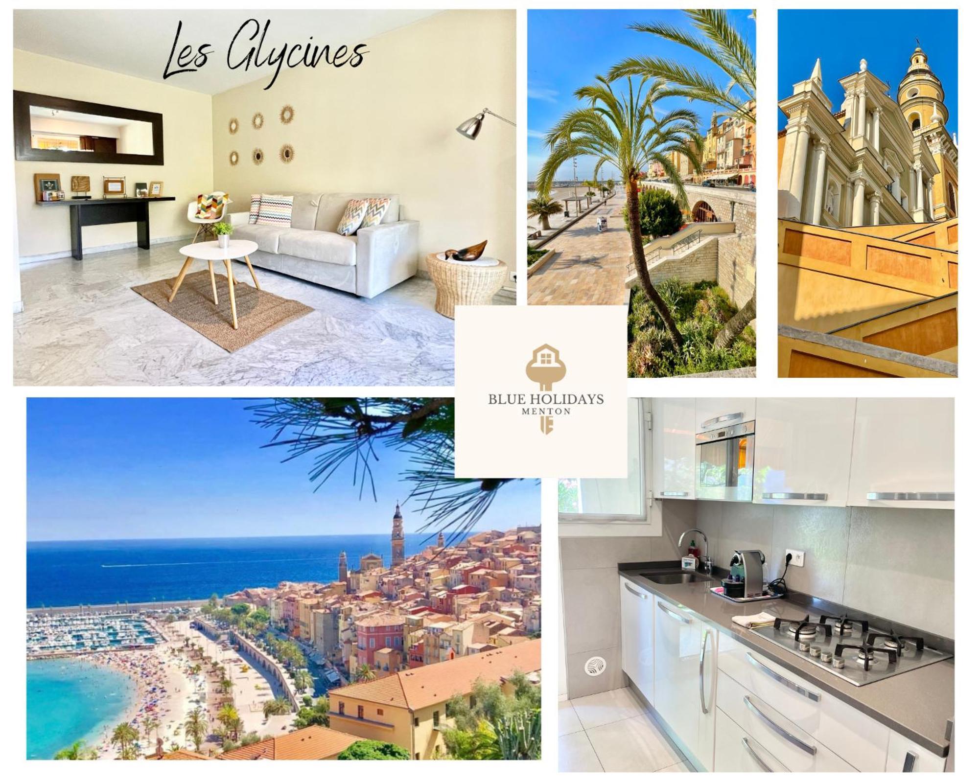 Les Glycines Apartamento Menton Exterior foto