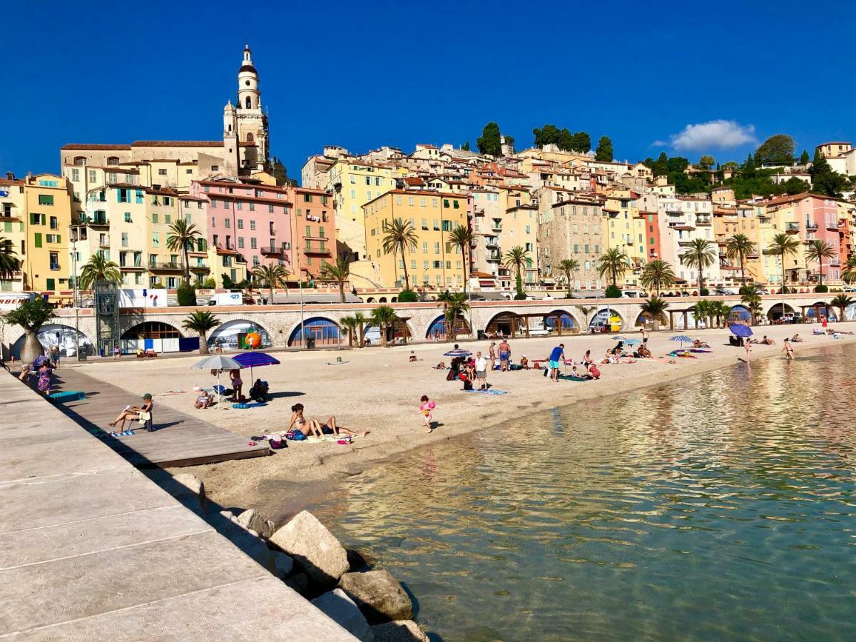 Les Glycines Apartamento Menton Exterior foto